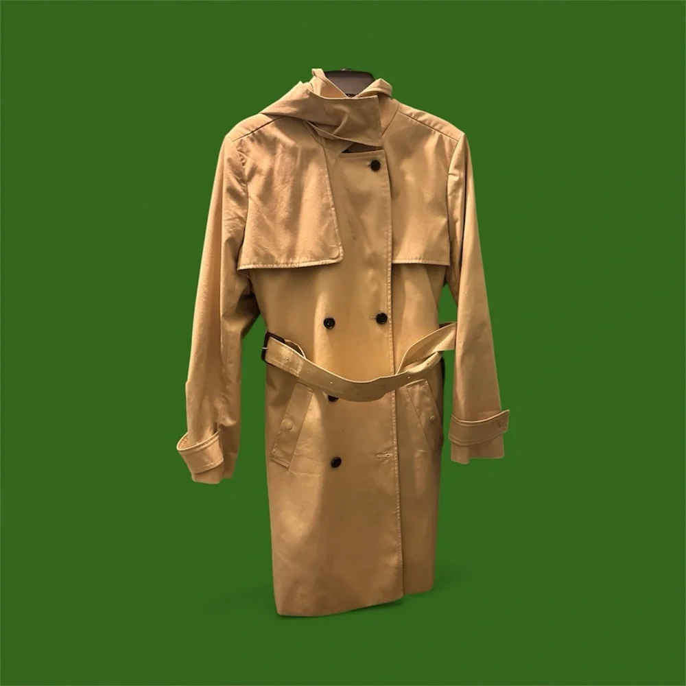 J. Crew New Icon Trench Coat Size 18 - Picture 2 of 4